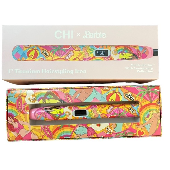 Barbie Other - New in box CHI x BARBIE MALIBU BARBIE FLAT IRON 50th anniversary collection 1 in